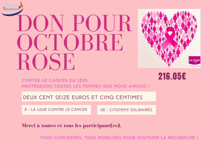 Don pour octobre rose